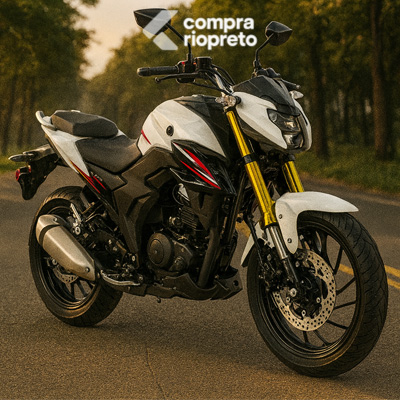 Estilo esportivo em destaque na Haojue DR 160, ideal para uso urbano moderno! Haojue DR 160