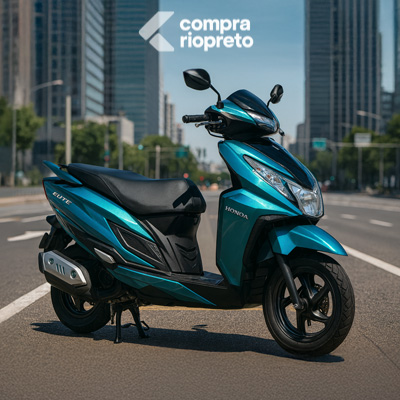 Modernidade urbana destacada na Honda Elite 125 2025 em cada detalhe do design! Honda Elite 125 2025