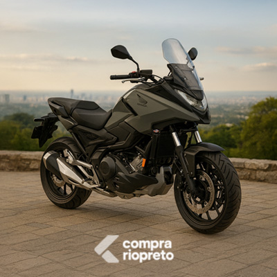 Visual robusto e moderno destaca a versatilidade da Honda NC 750X 2025! Honda NC 750X 2025