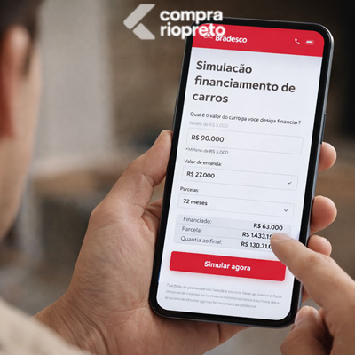 simulação financiamento carro Bradesco