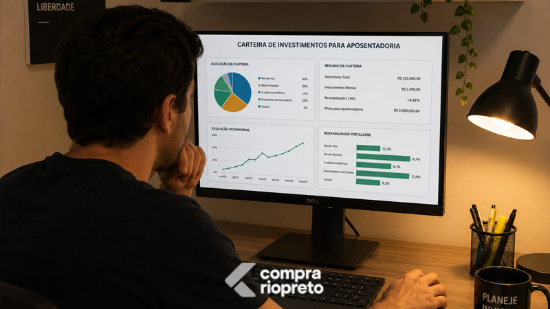 Carteira de investimentos para aposentadoria: como montar um plano sólido