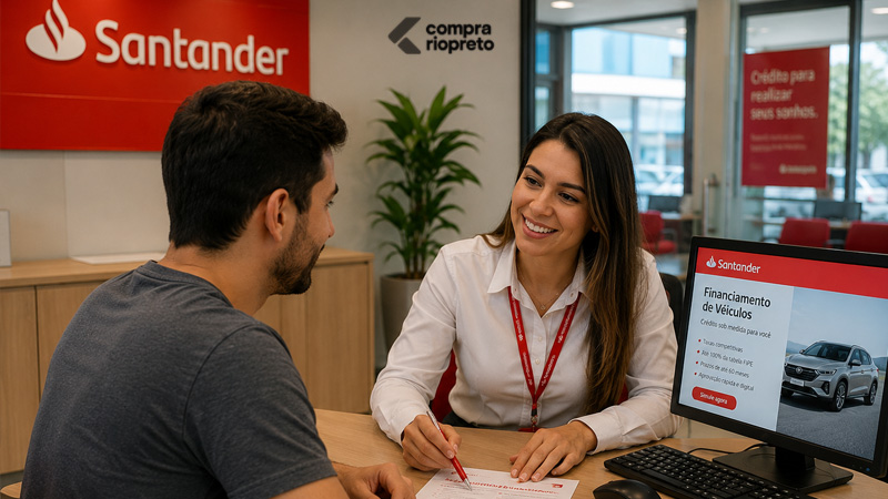 Financiamento de carro pelo Santander: veja como funciona, quem pode conseguir aprovação e quais custos analisar